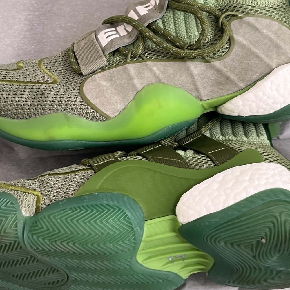 Adidas Pharrell crazy BYW X size 8 green - Picture 7 of 9